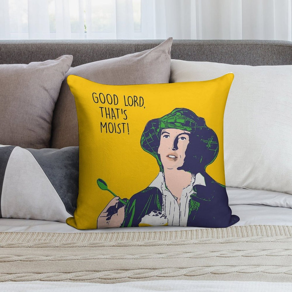 Miranda Hart - Moist  - Pop Art Edition Soft Style Accent Throw Pillow