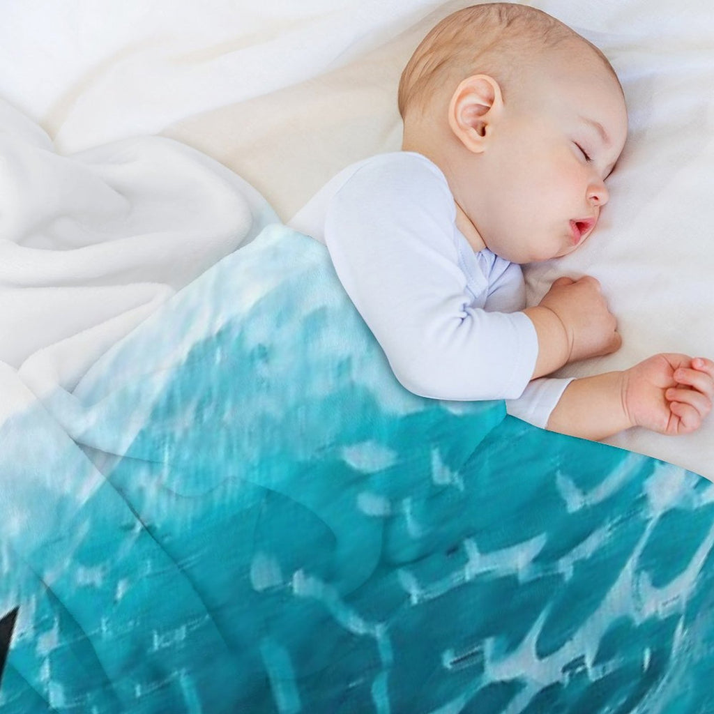Dark Ice Machine-washable Throw Blanket