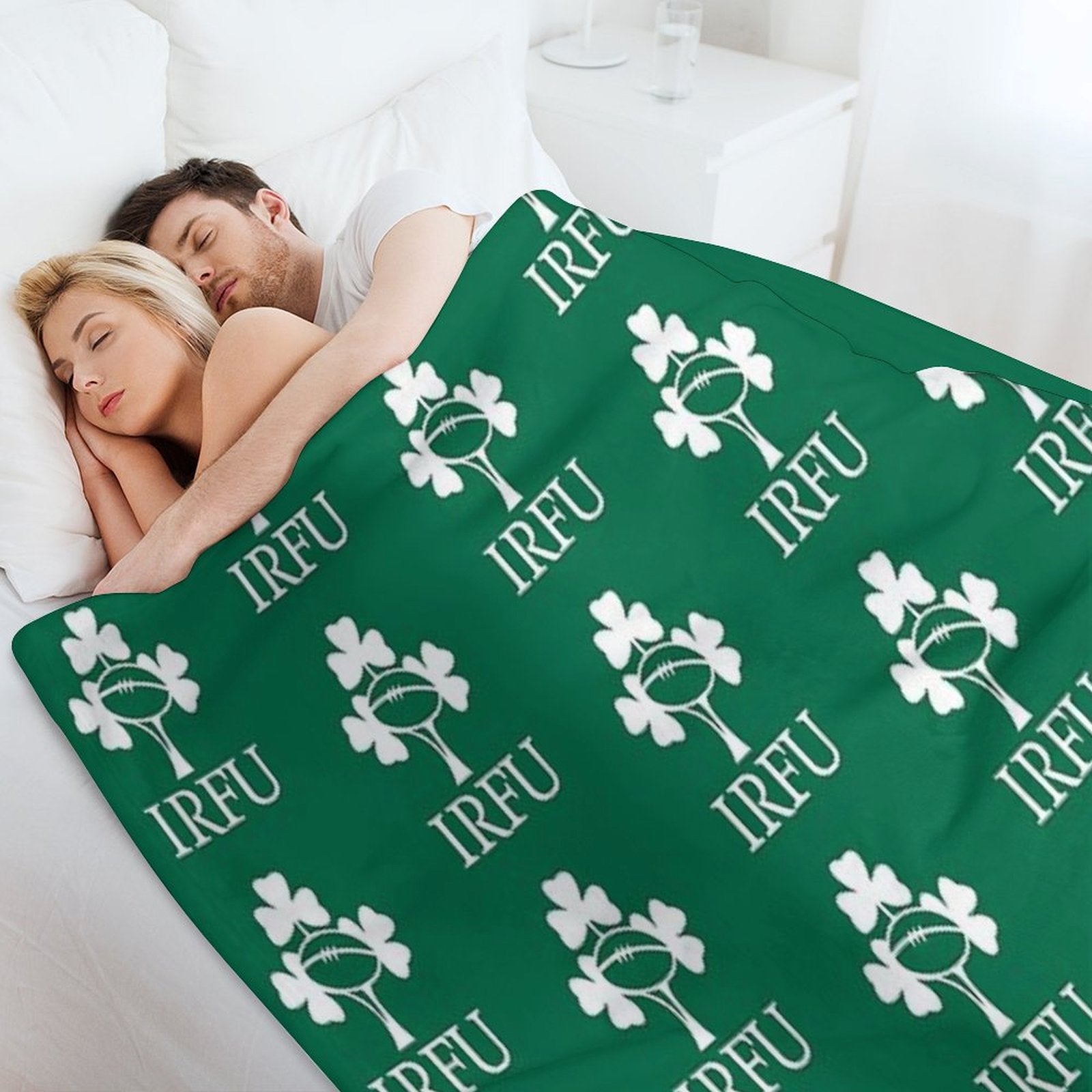 IRELAND RUGBY UNION-IRFU Lightweight Throw Blanket
