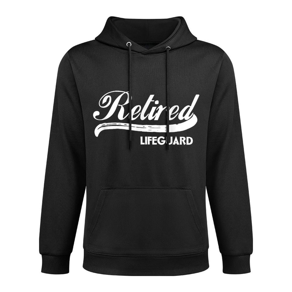 Retired Lifeguard Funny Retirement Party Gift Summer Relaxed Fit Hoodie