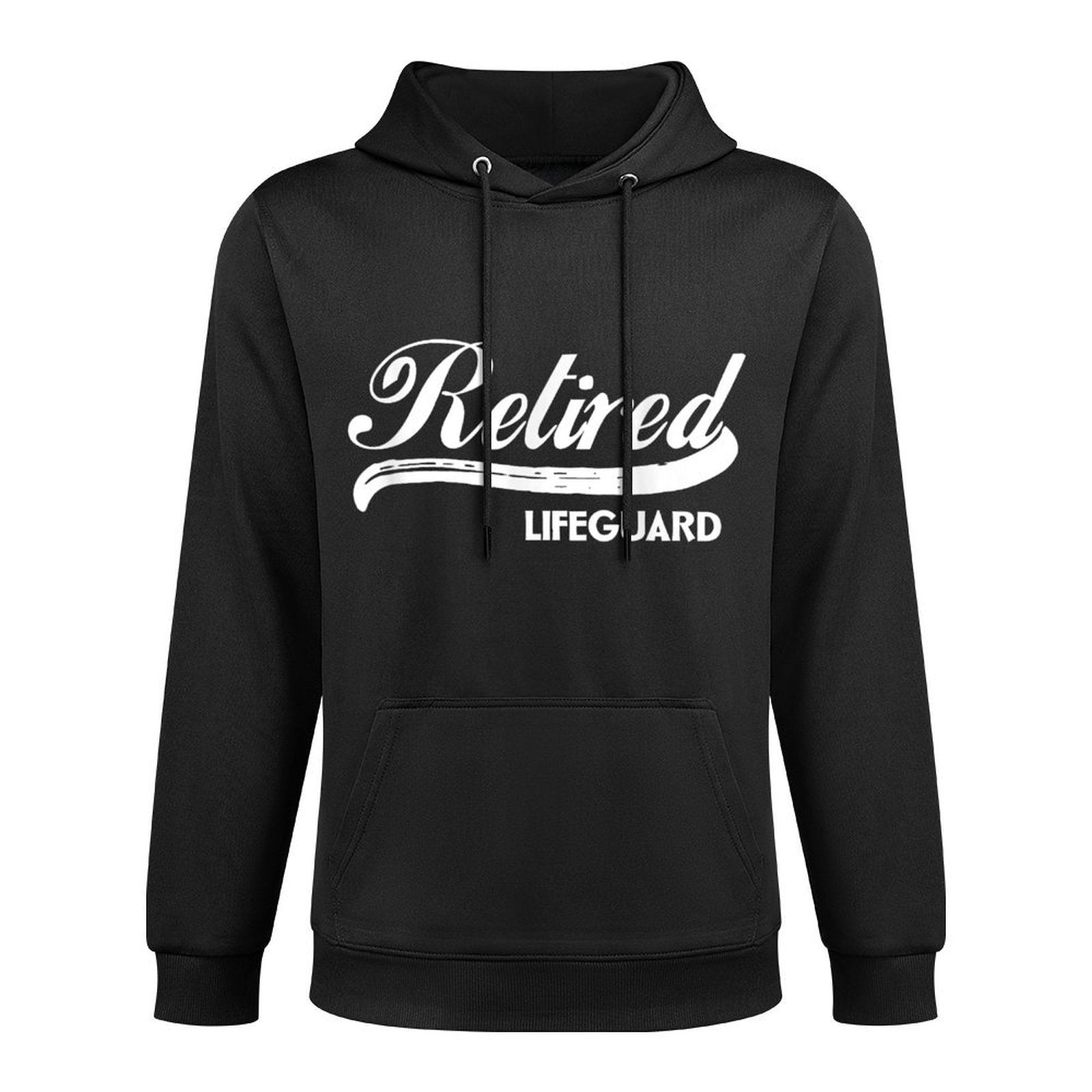 Retired Lifeguard Funny Retirement Party Gift Summer Relaxed Fit Hoodie