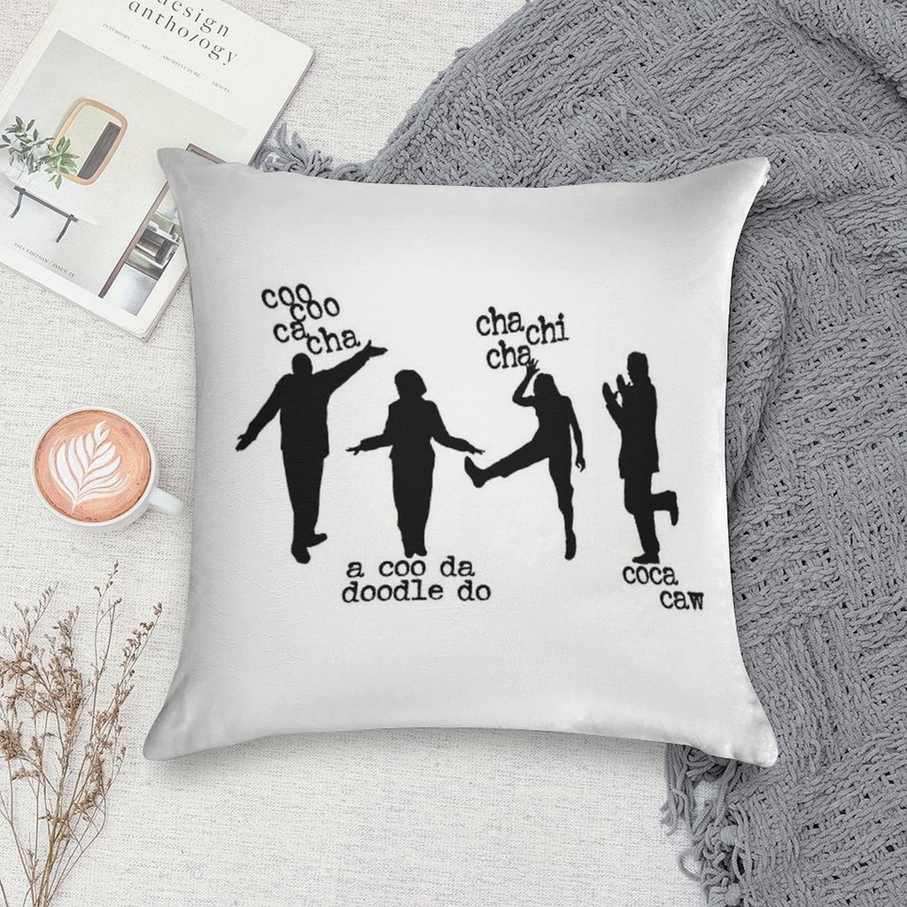 Arrested Development Bluth Family Chicken Dance Soft Hidden Zipper Throw Pillow