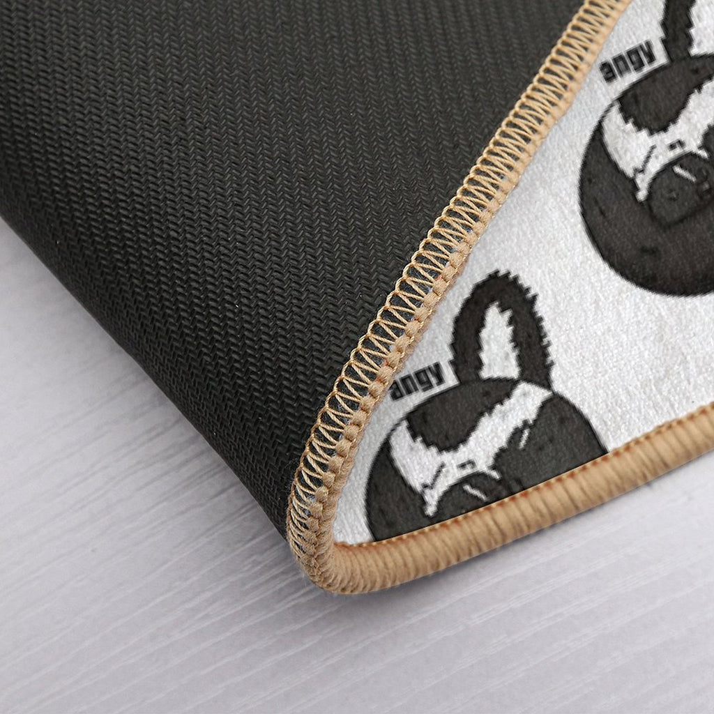 Fat Angy Skunk Durable Bath Mat