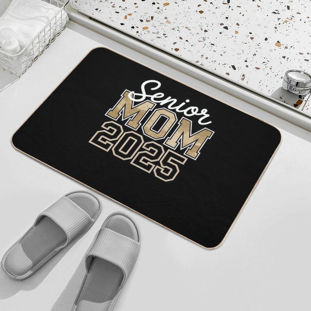 Mom Senior 2025 Proud Mom Of A Class Of 2025  Easy To Clean Bath Mat