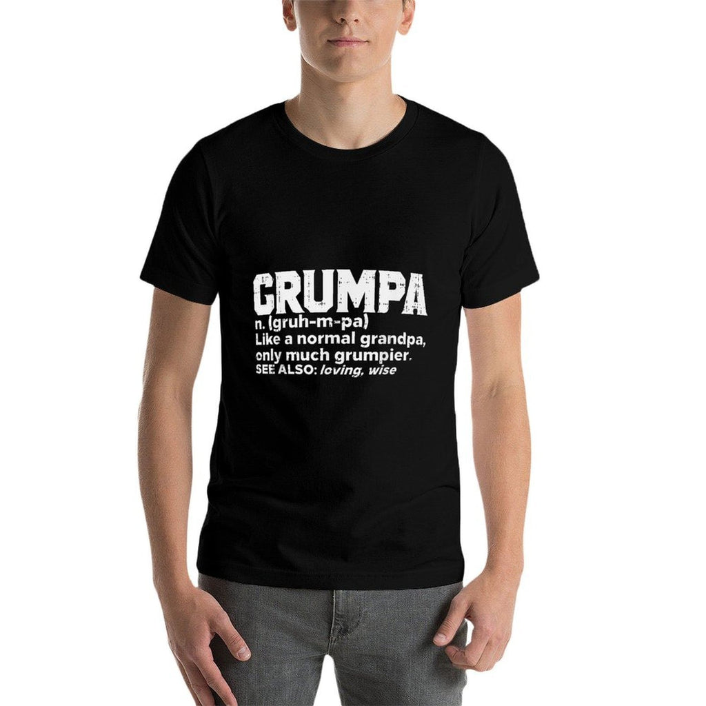 Grumpa Normal Grandpa Grumpier Funny Grandfather Men Gift  Eco-friendly Material T-Shirt