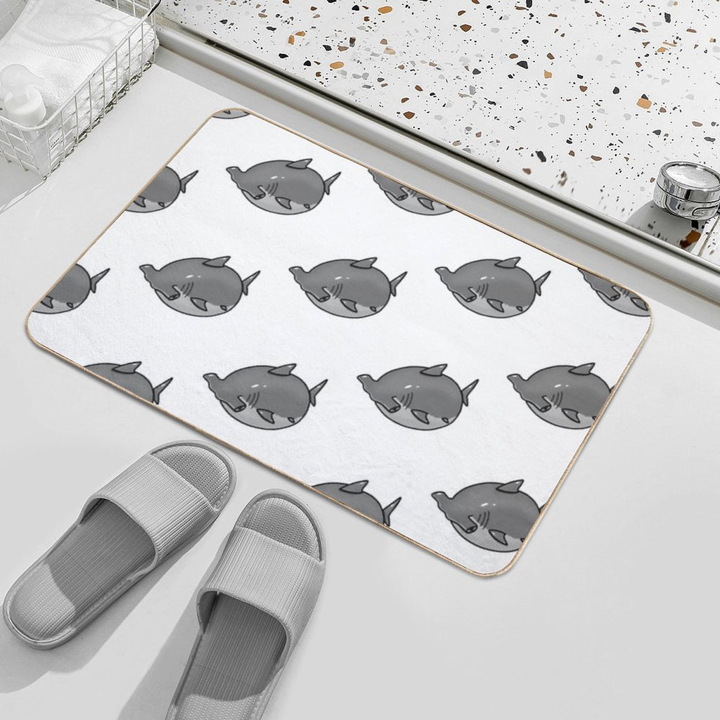 Chunky Hammerhead Shark  Easy Maintenance Bath Mat