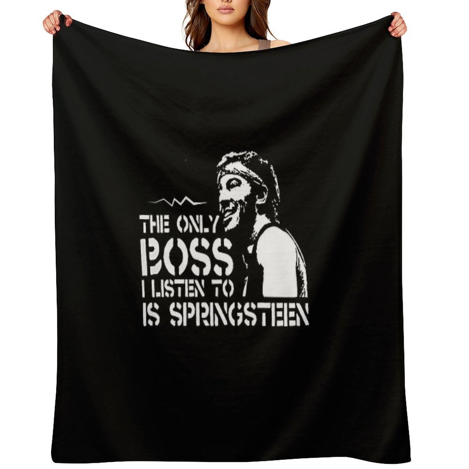 Bruce Springsteen = Born In The USA Travel-friendly Throw Blanket
