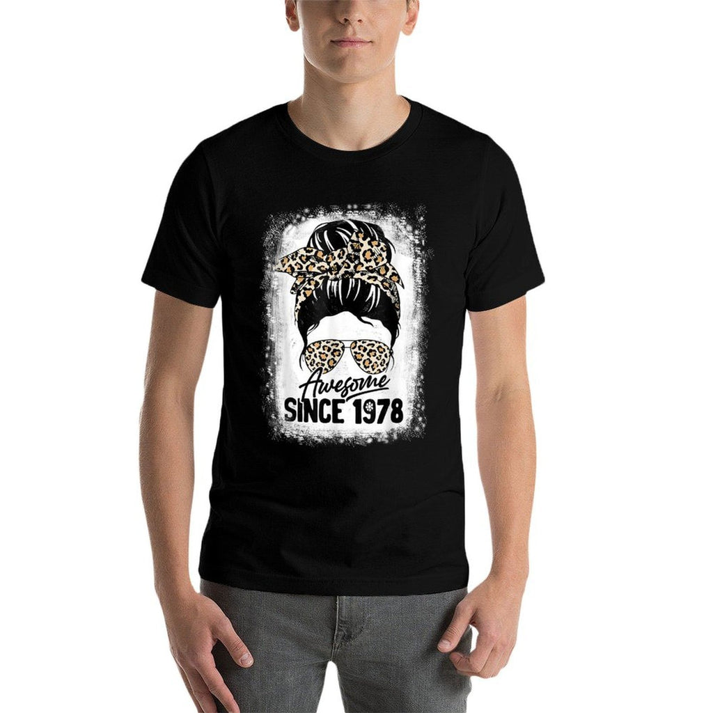 44 Years Old Awesome Since 1978 Leopard 44th Birthday  Lightweight T-Shirt