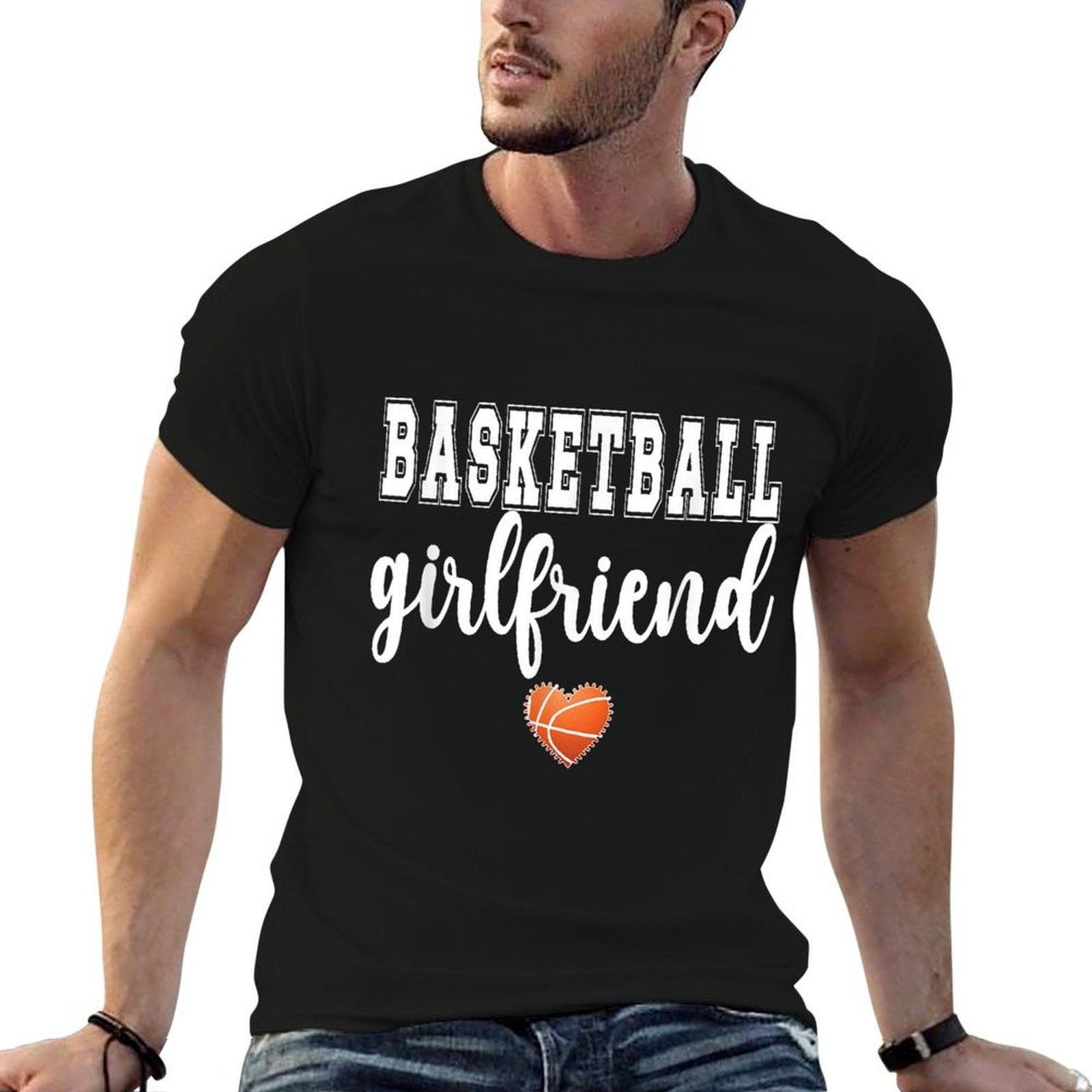 Basketball Girlfriend Of A Basketball Player Girlfriend  Moisture-wicking T-Shirt