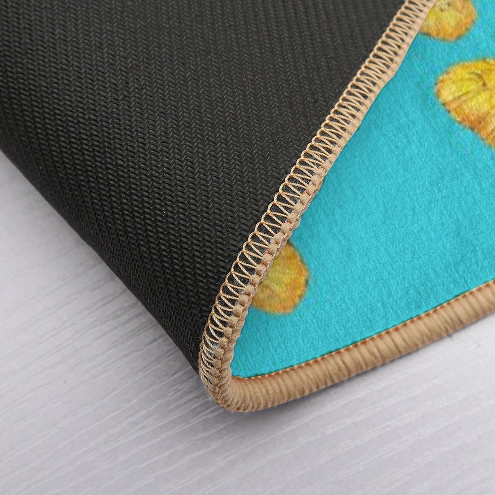 Yellow Whispers  Odorless Bath Mat