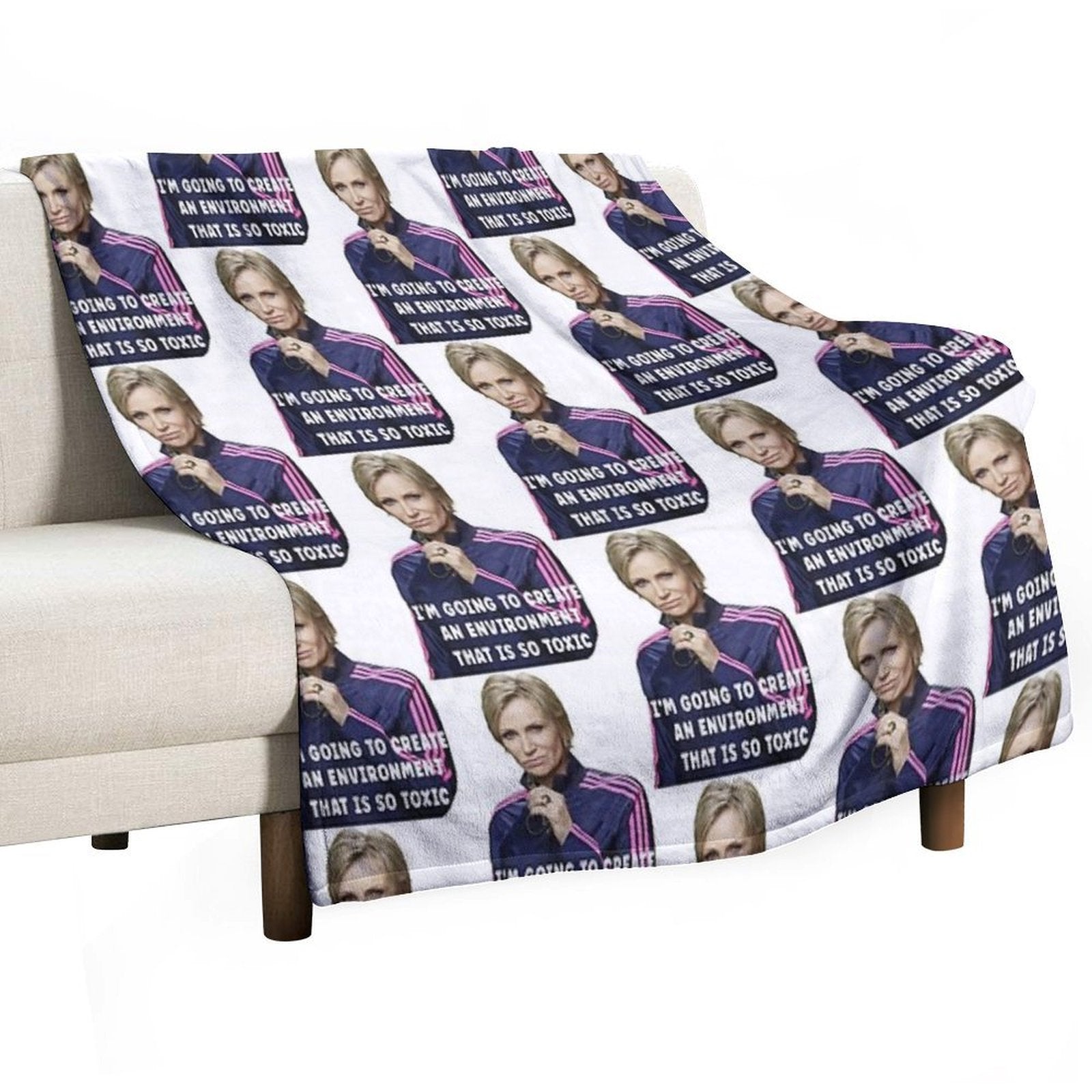I'm Going to Create An Environment That Is So Toxic Easy Care Throw Blanket