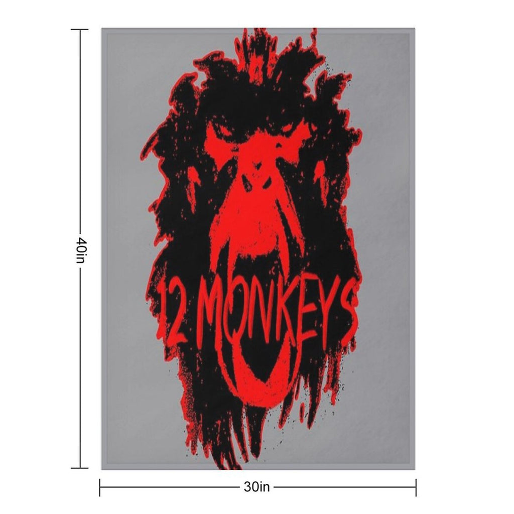 The Army of The 12 Monkeys Anti-pilling Throw Blanket