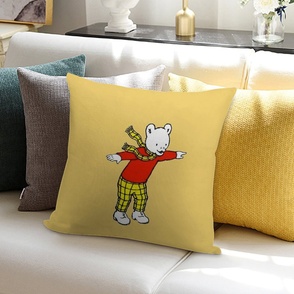 Rupert Bear Soft Reinforced Edging Throw Pillow