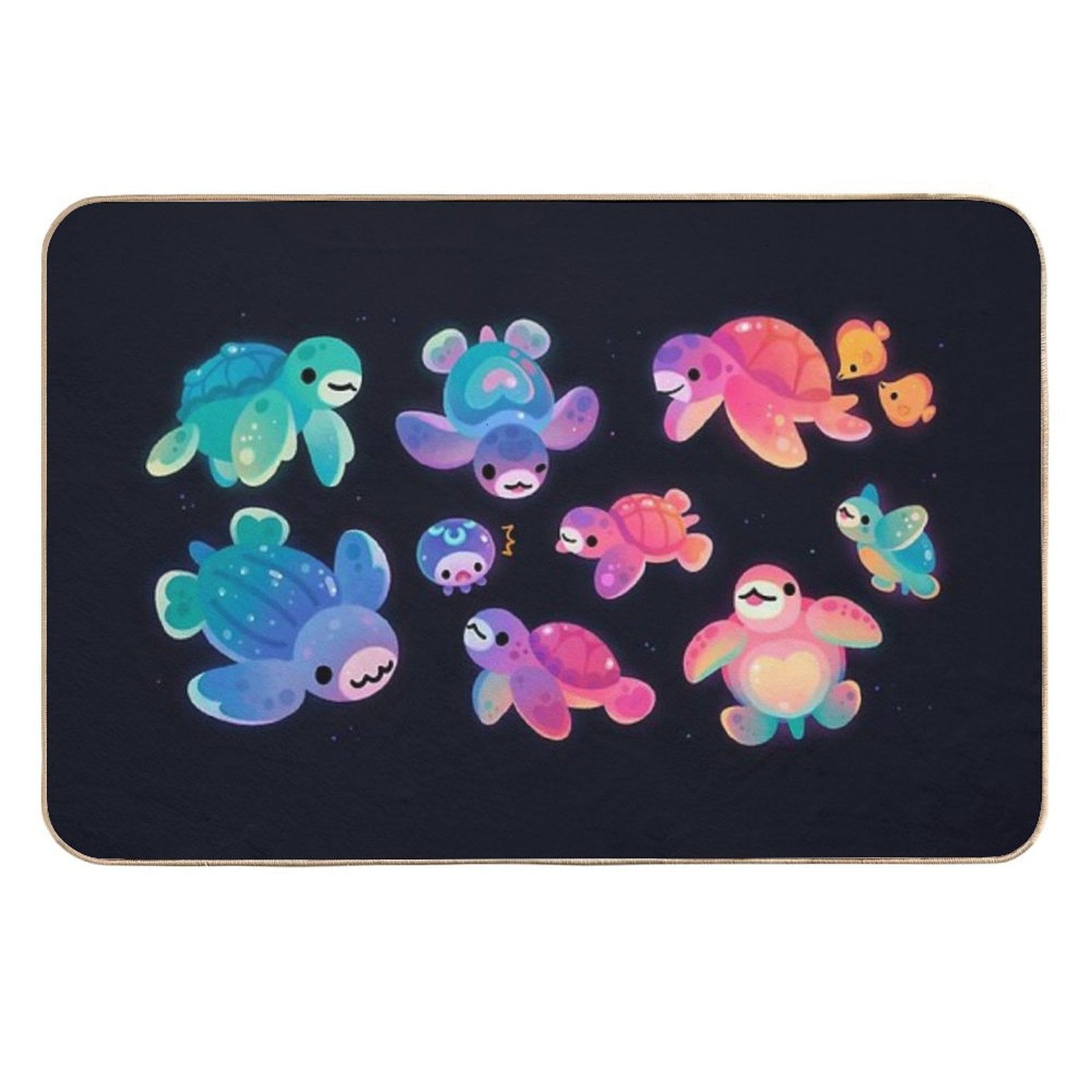 Sea Turtle  Anti-Trip Bath Mat