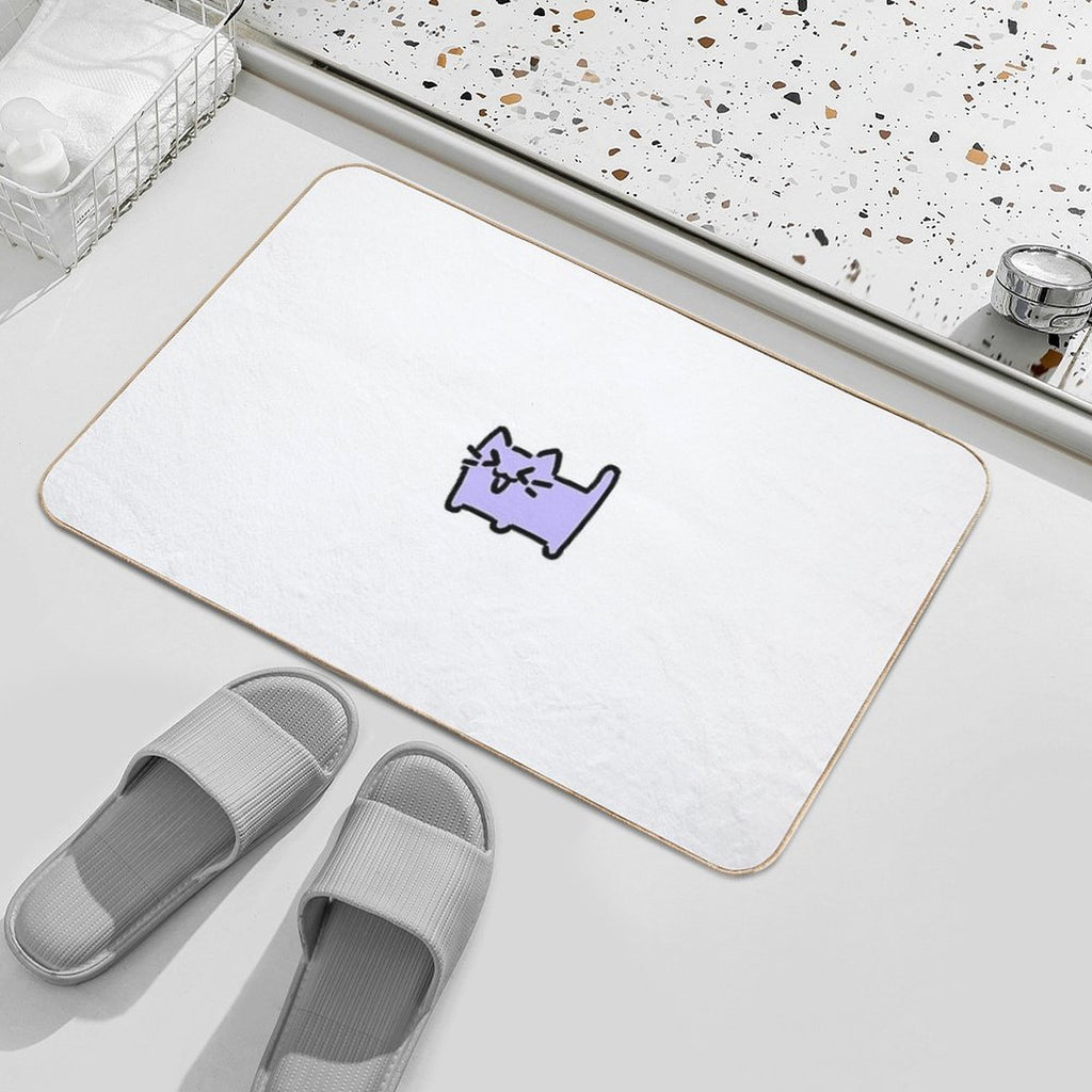 XD Cat - Pastel Violet  Toxin-Free Bath Mat