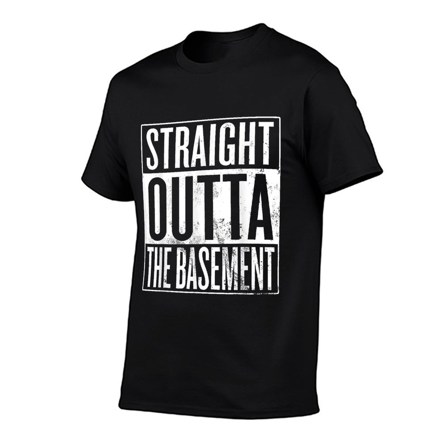 Straight Outta The Basement, Mom&#39;s Basement Humor  Stretchy T-Shirt