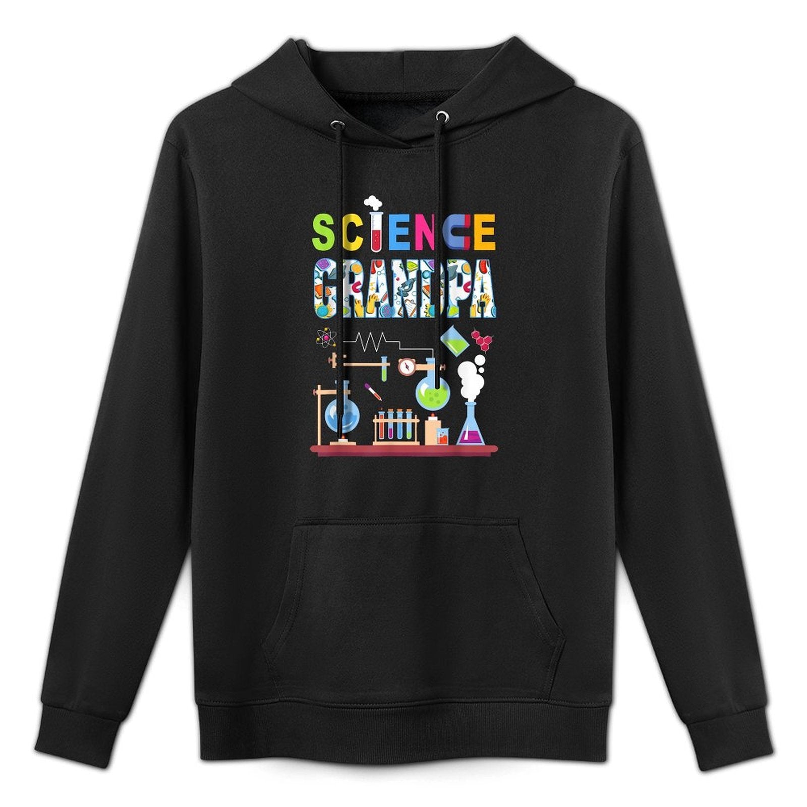 Science Grandpa Family Science Birthday Party Matching Customizable Surface Hoodie