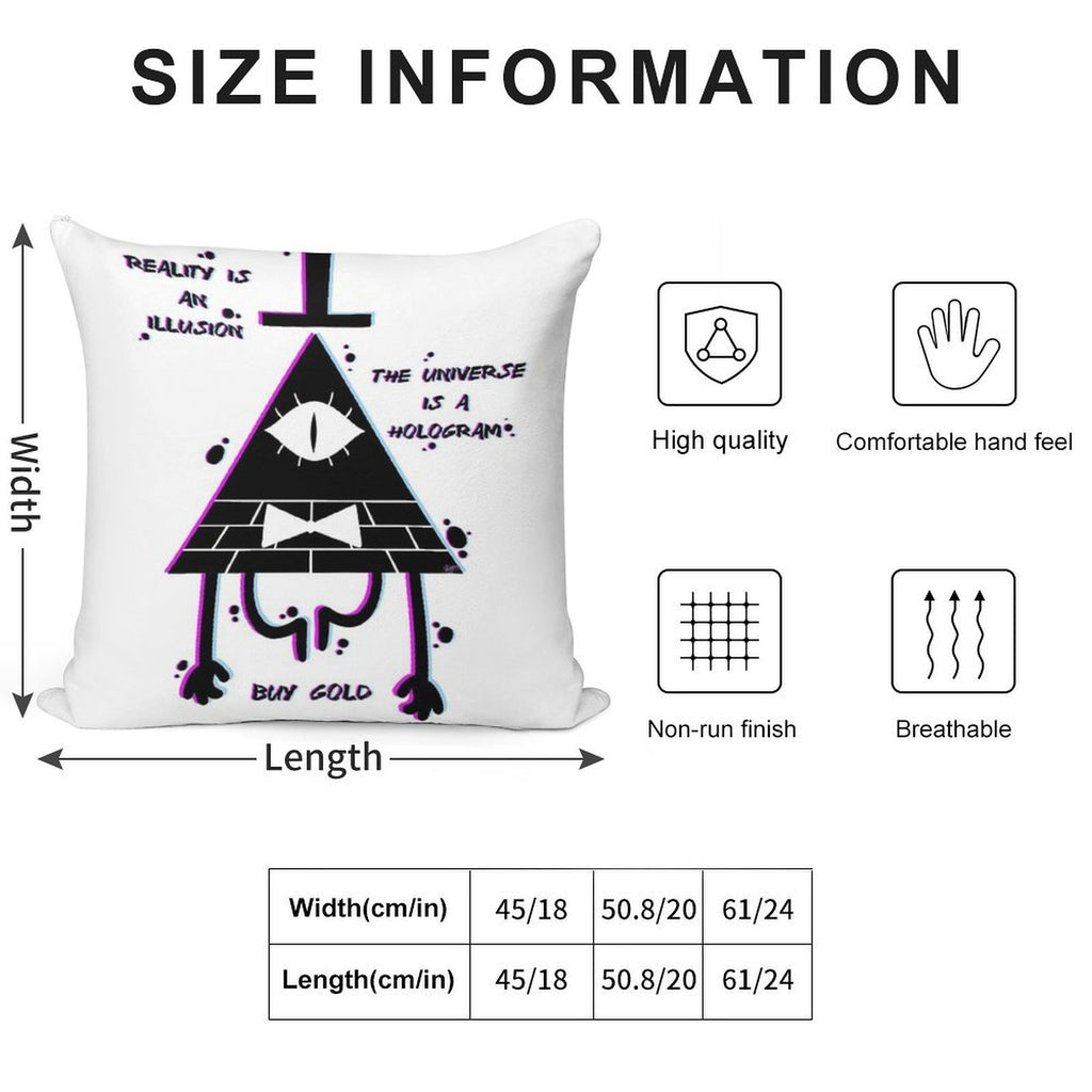 Illusion Soft Warmth Comfort Throw Pillow