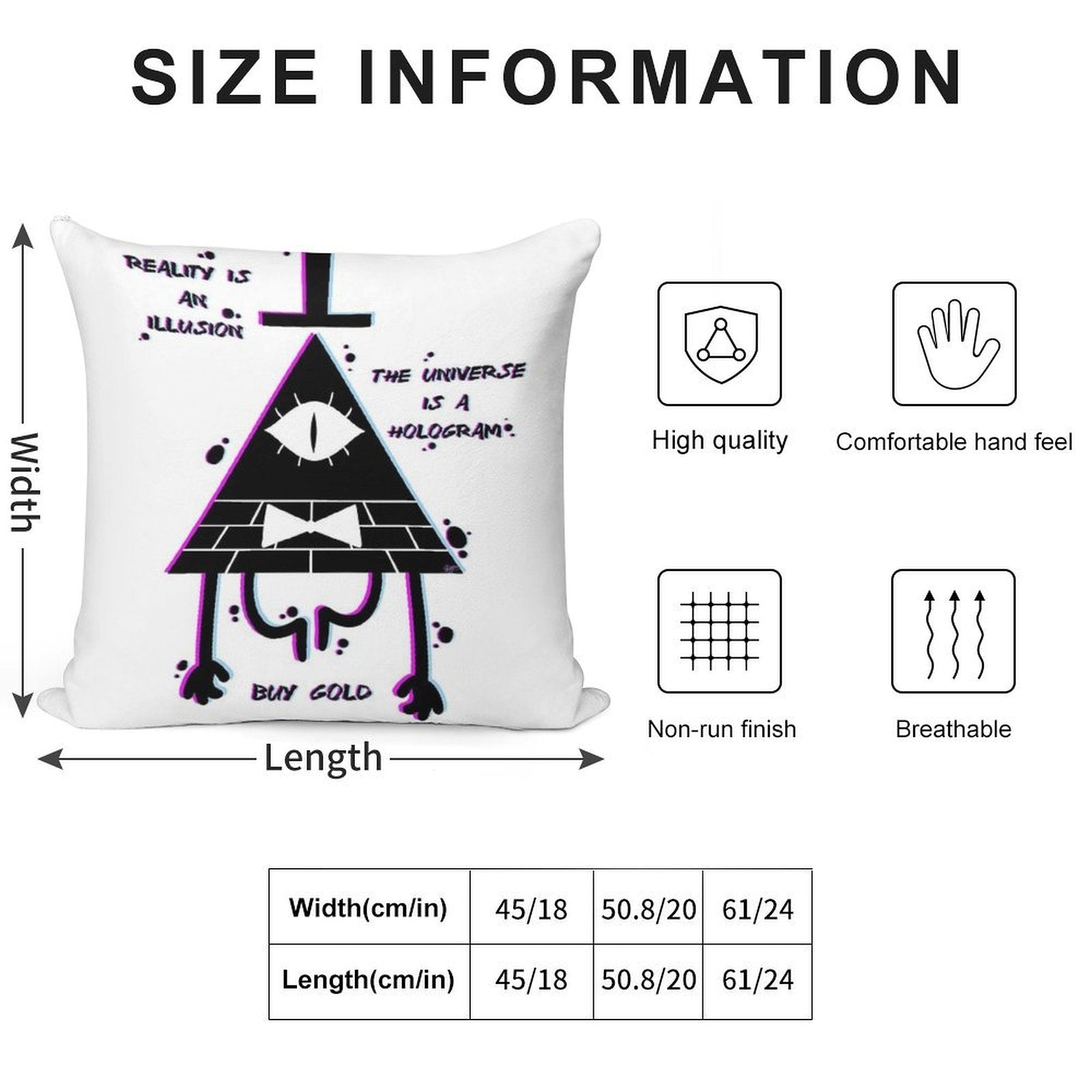 Illusion Soft Warmth Comfort Throw Pillow