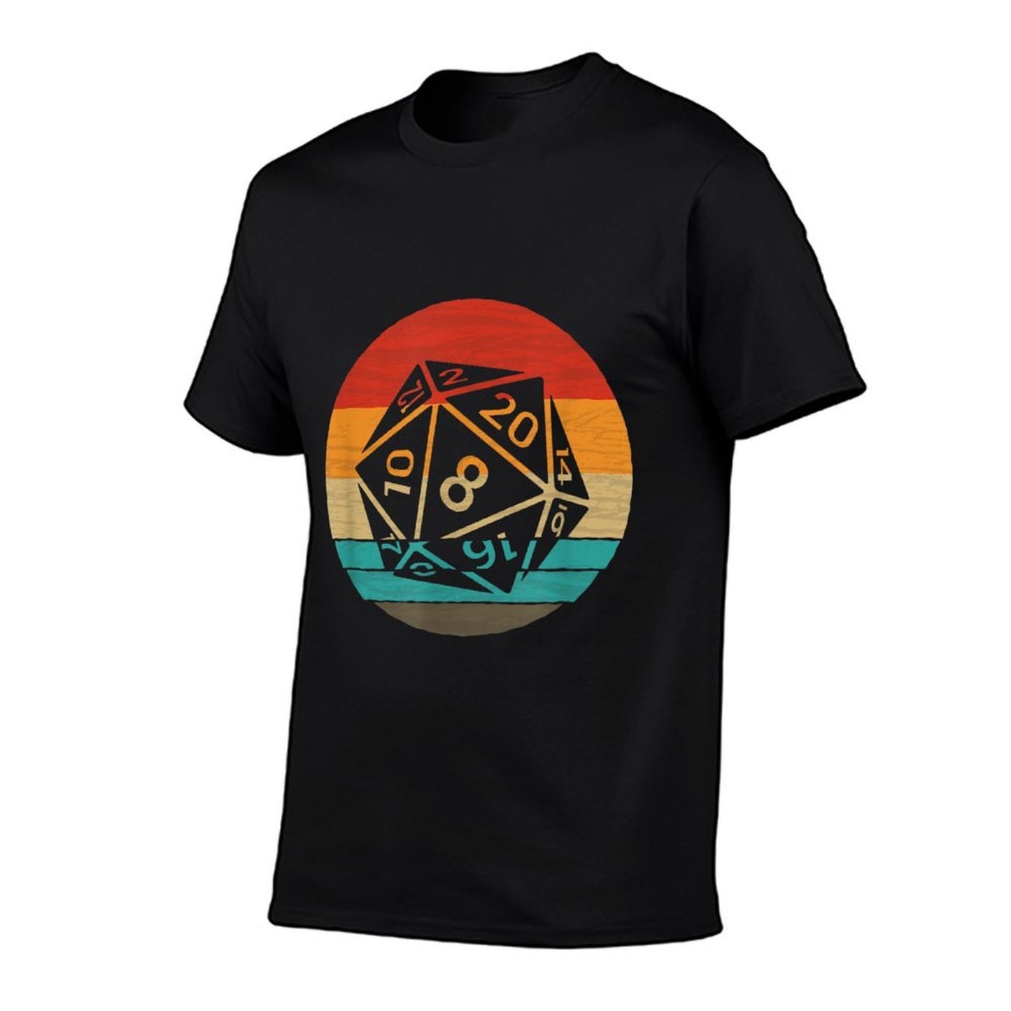 20 Sided Dice Retro Style Vintage Comfortable T-Shirt