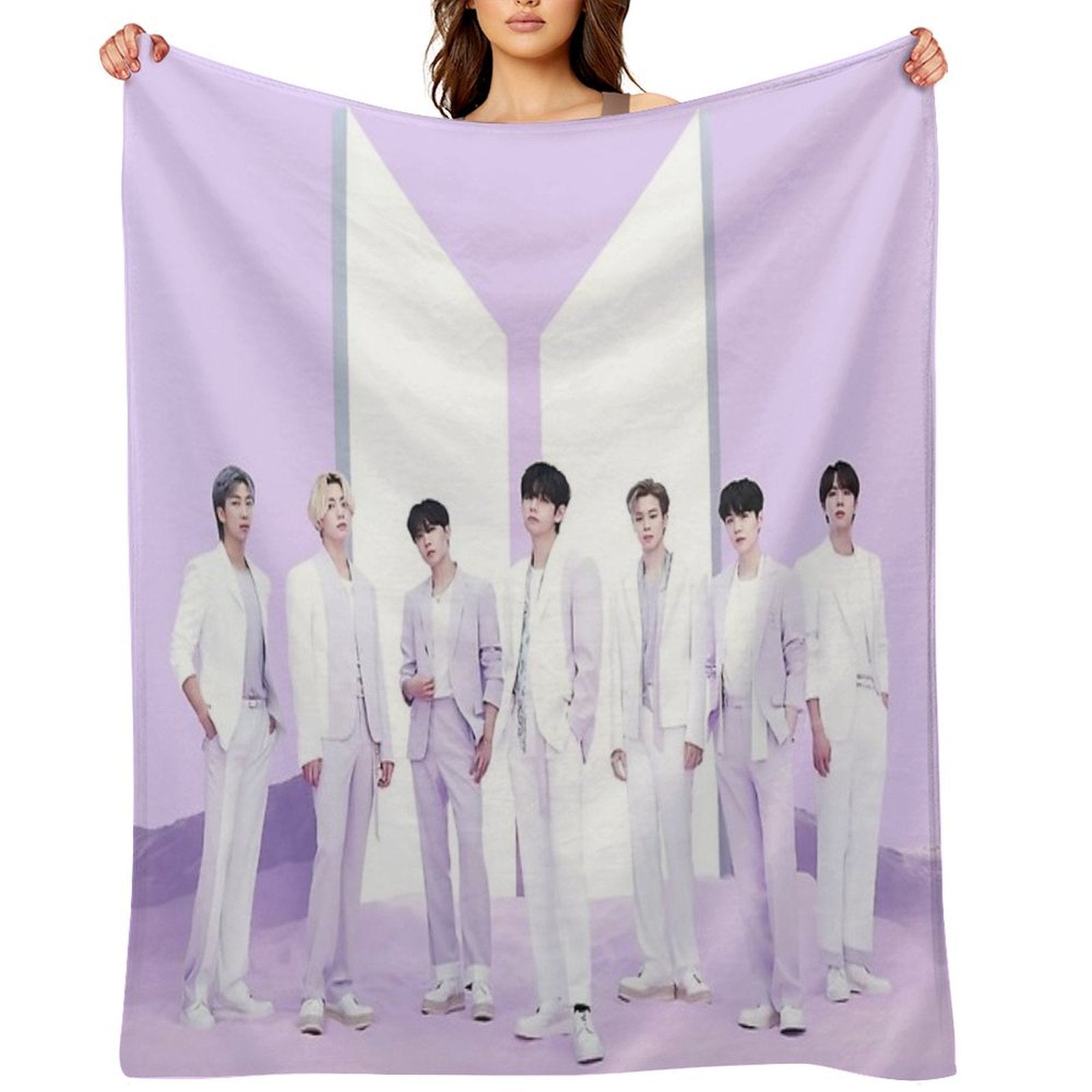BTS THe Best All Members Anti-pilling Throw Blanket