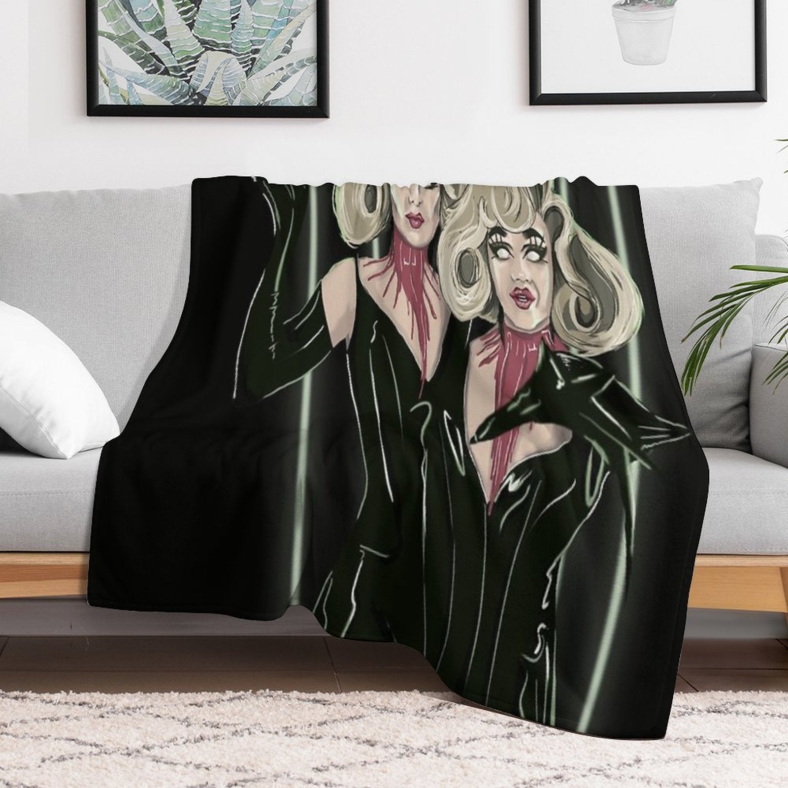 Meet Our Monsters! Boulet Brothers Season 3 Machine-washable Throw Blanket