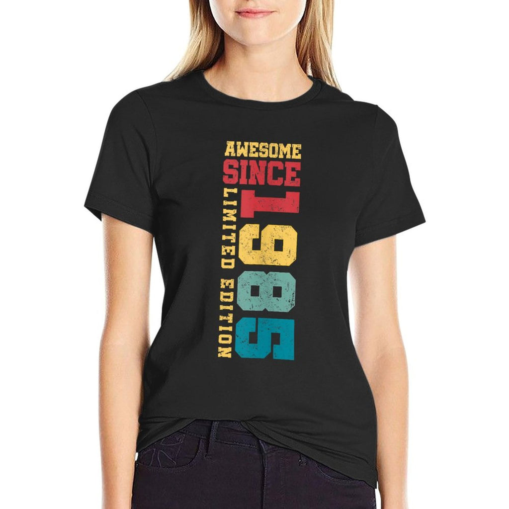 Awesome Since 1985 Limited Edition Vintage 40th Birthday  High-quality Stitching T-Shirt