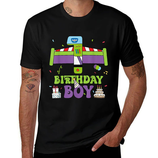 1st Birthday Boy Toy Lover Funny 1 Year Old Story Bday Party  Tagless Design T-Shirt