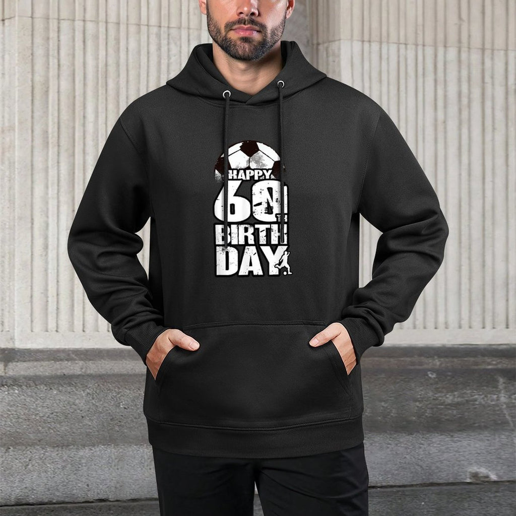 60 Years Old Vintage Soccer 60th Birthday Customizable Surface Hoodie