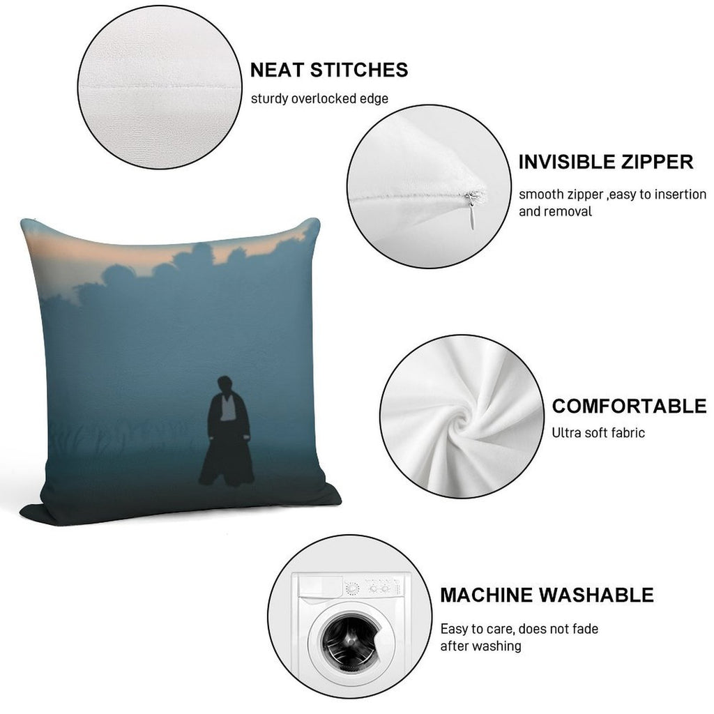 Pride And Prejudice Mr. Darcy Soft Skin-Friendly Throw Pillow