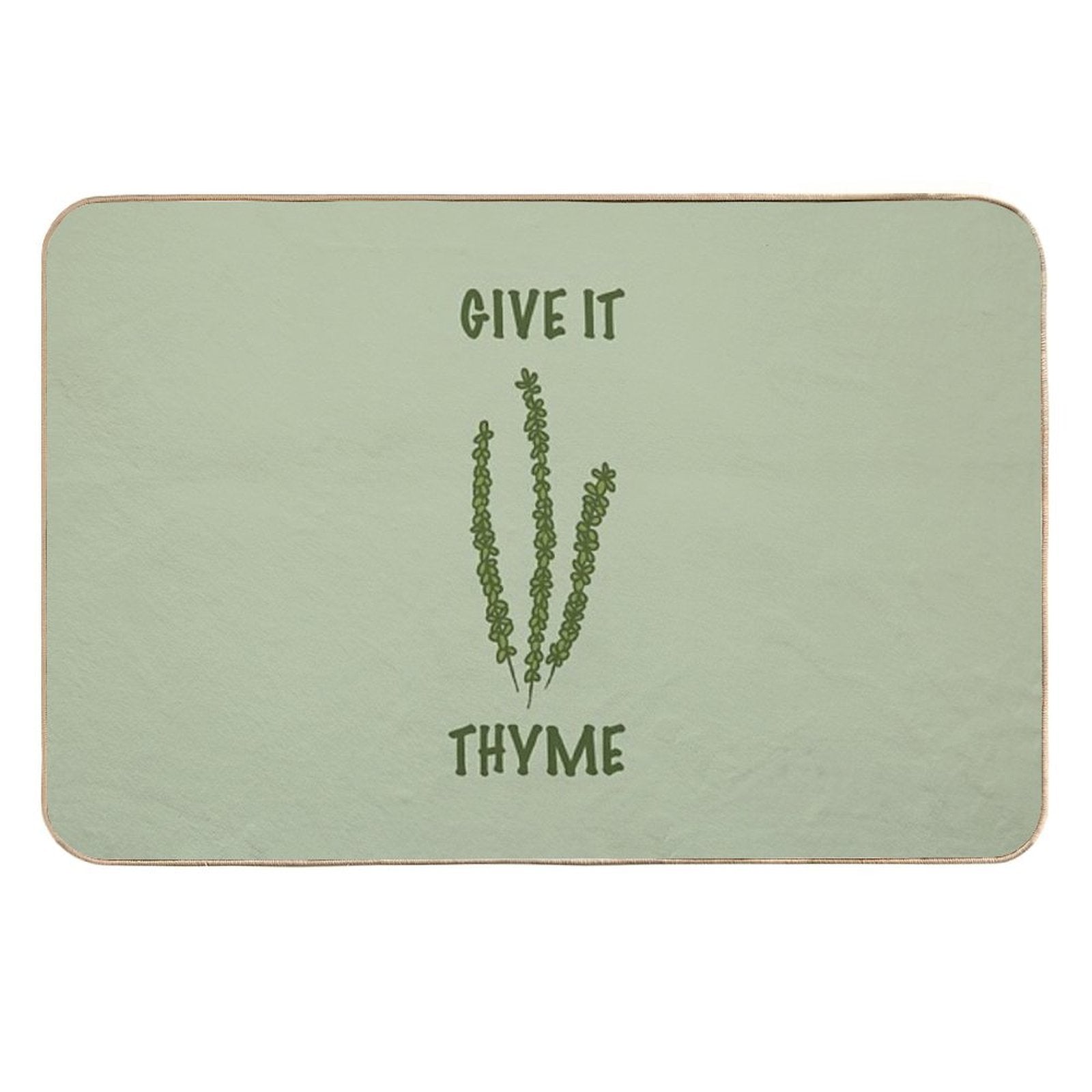 Give It Thyme  Anti-Trip Bath Mat