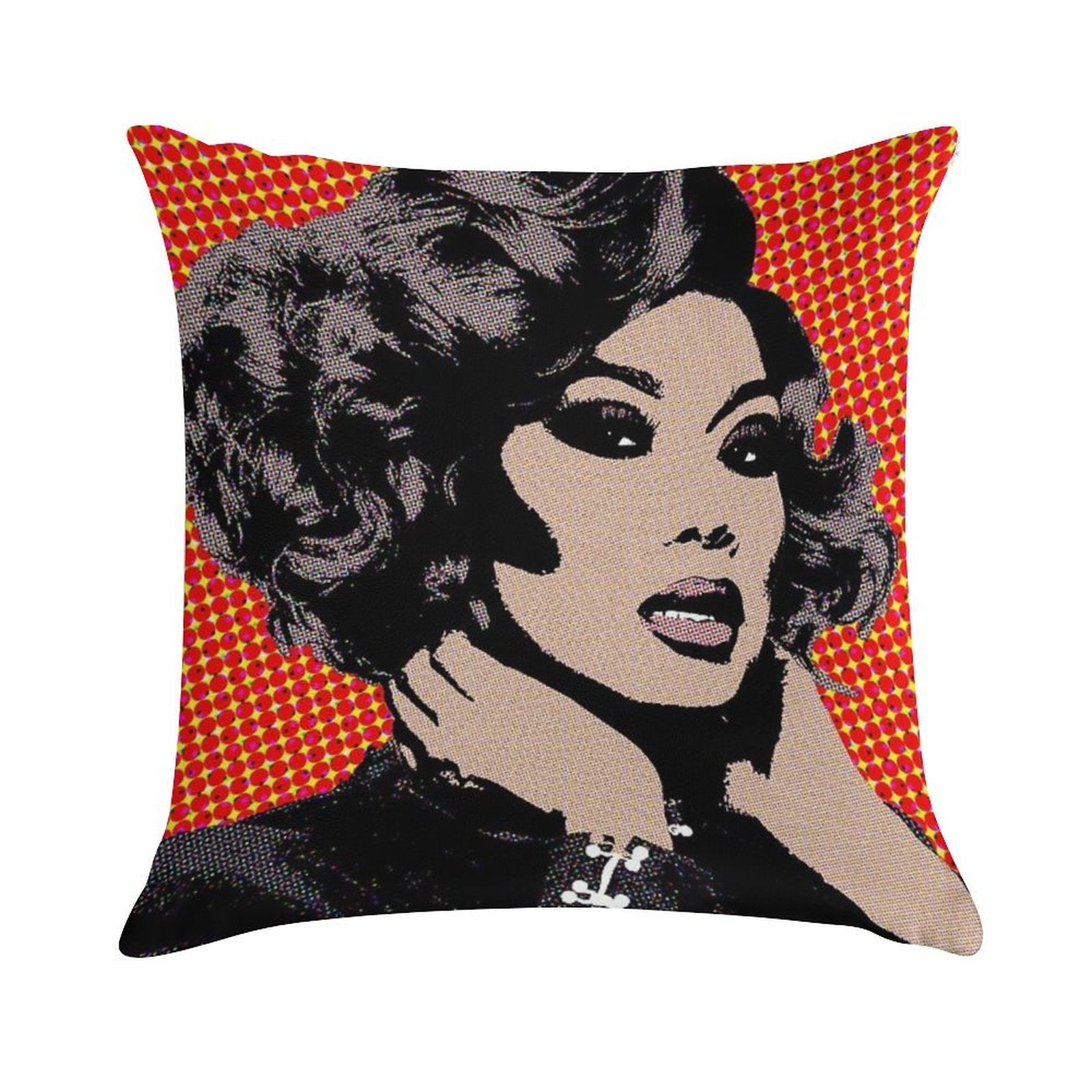 Jujubee Style Pop Art Soft Short Plush Fabric Throw Pillow