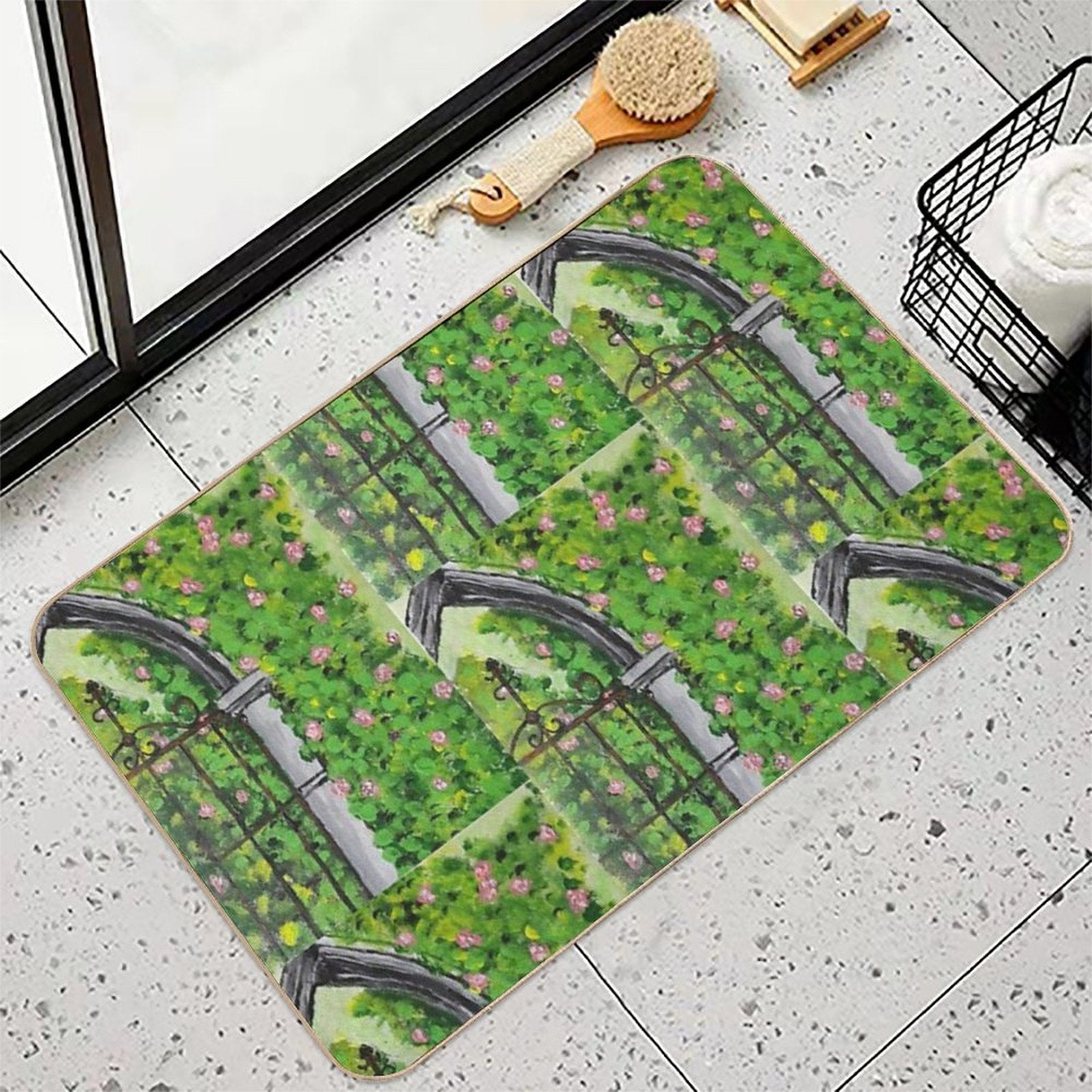 Secret Garden Entrance  Eco-Friendly Bath Mat