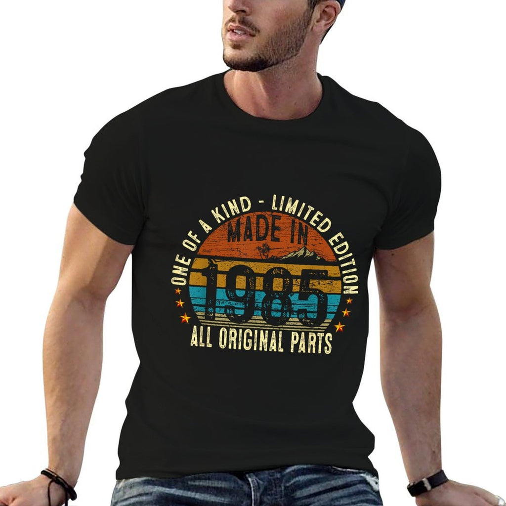 40th Birthday Gifts Men Women Vintage 1985 Original Parts  Graphic-printed T-Shirt
