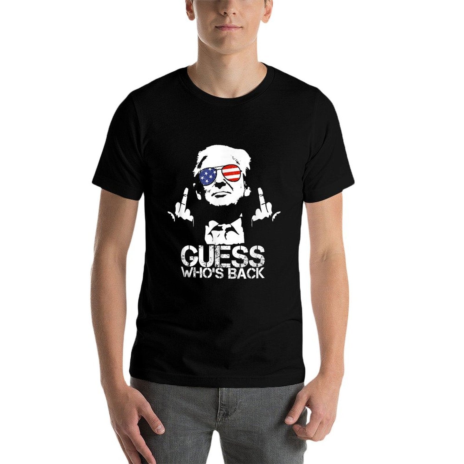 Guess Who&#39;s Back Trump  Cotton T-Shirt
