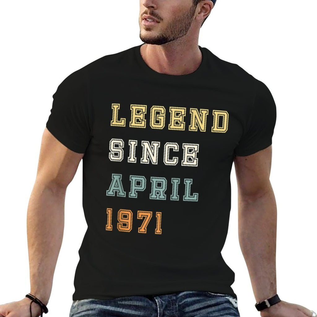 Mens April 1971 50th Birthday Legendary  Classic T-Shirt