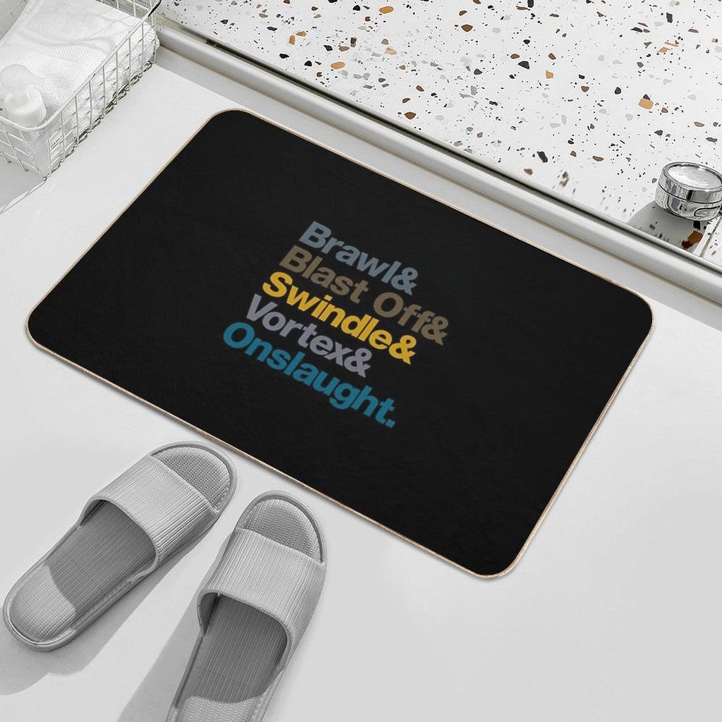Combaticons (Transformers)  Easy To Clean Bath Mat