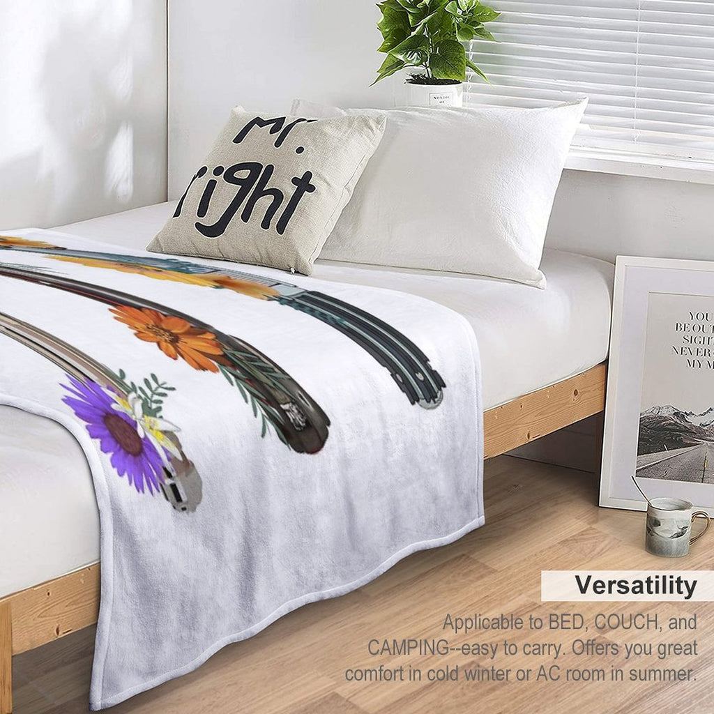 Lightsaber Flower Collection All-season Throw Blanket