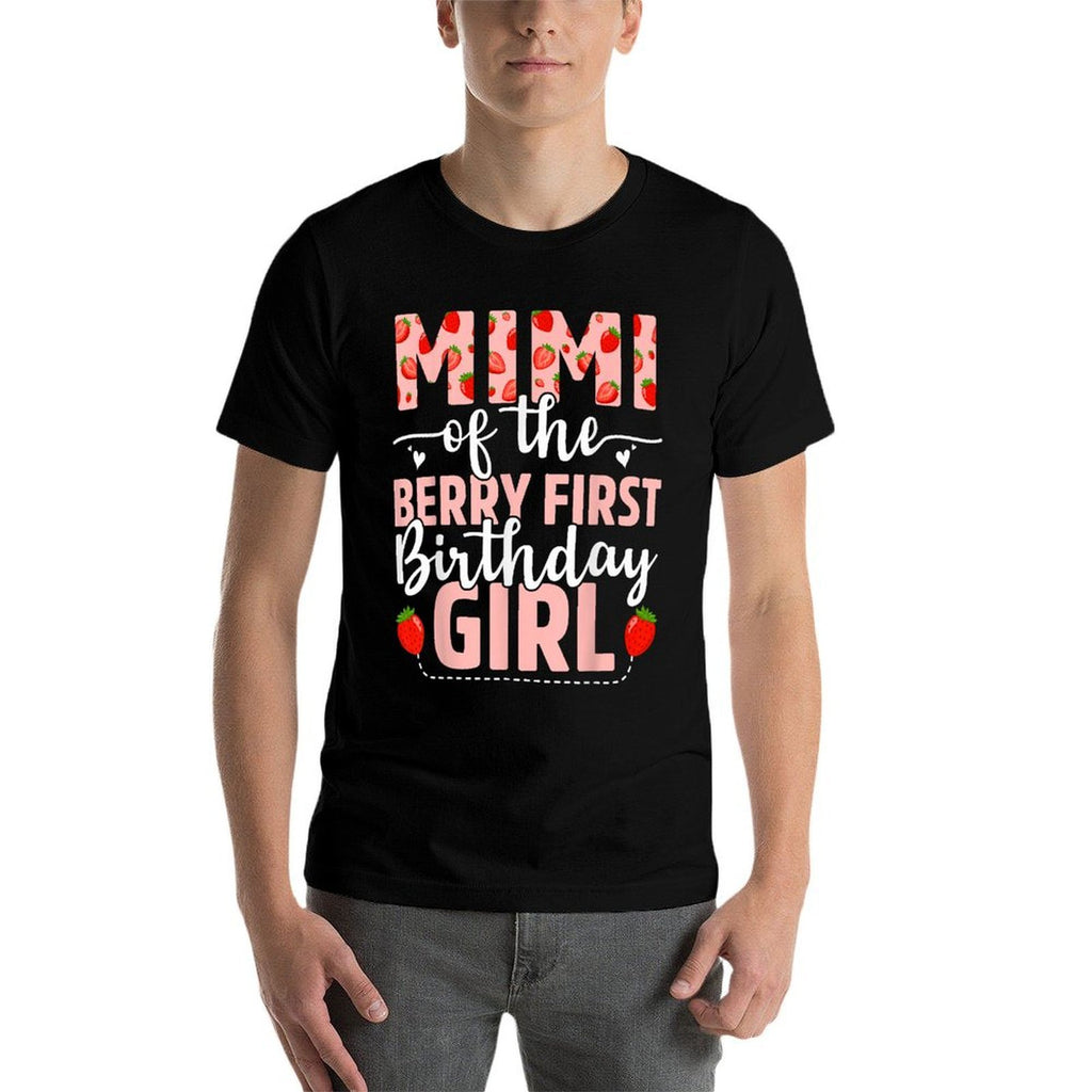 Mimi Of The Berry First Birthday Girl Sweet Strawberry  Classic T-Shirt