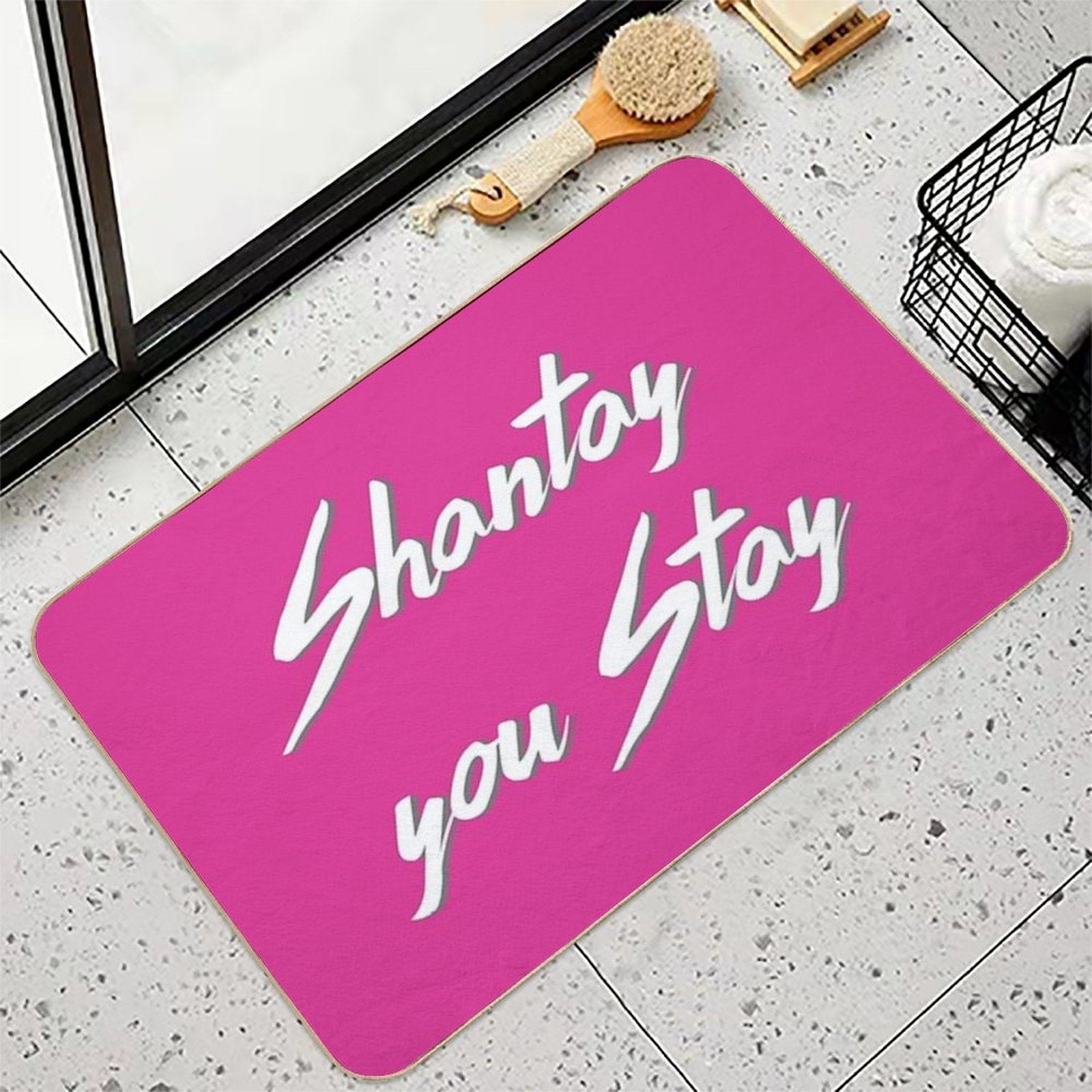 Shantay You Stay  Rapid-Drying Bath Mat