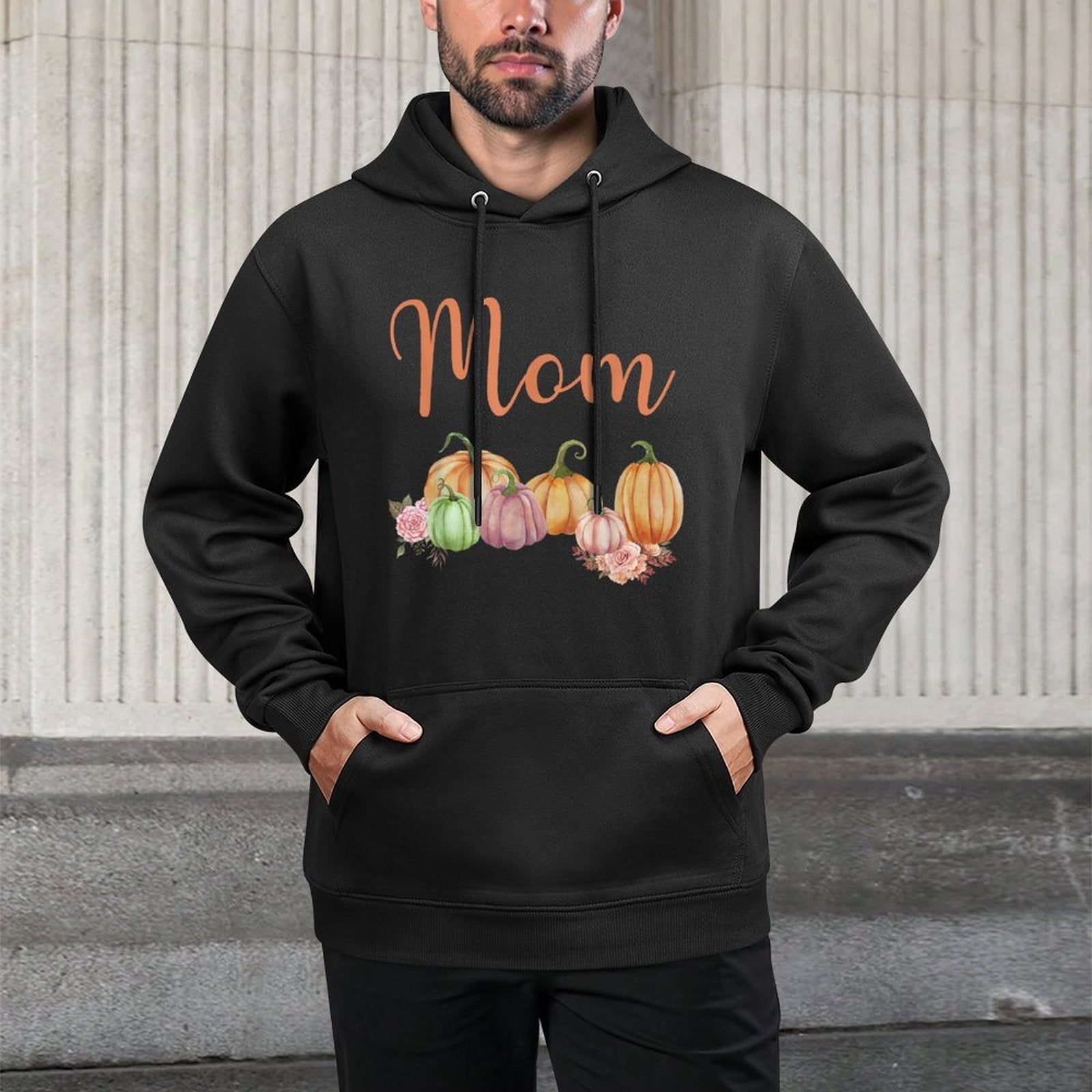 Mom of Little Pumpkin First Birthday Autumn Pumpkin Easy Care Hoodie
