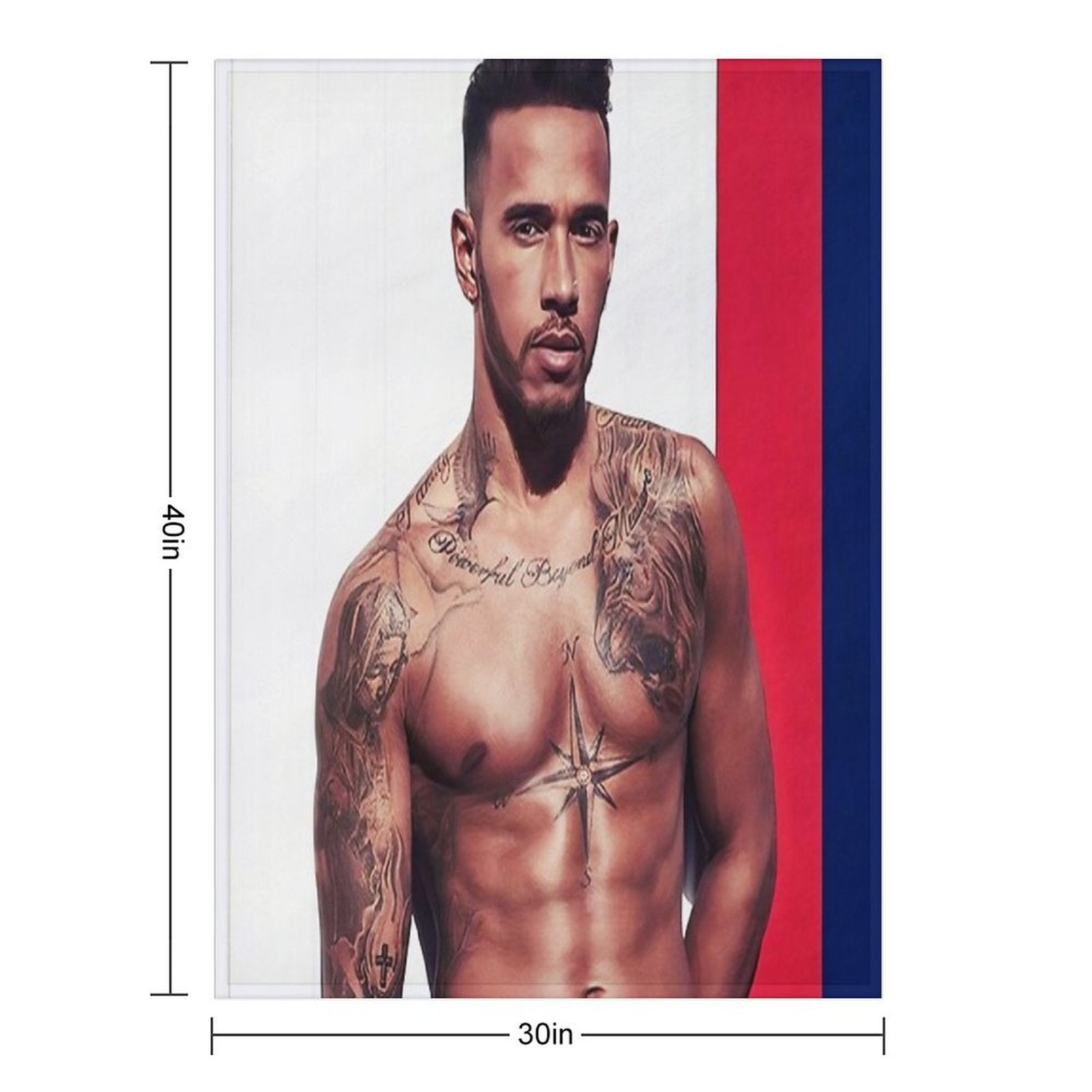 Lewis Hamilton All-season Throw Blanket