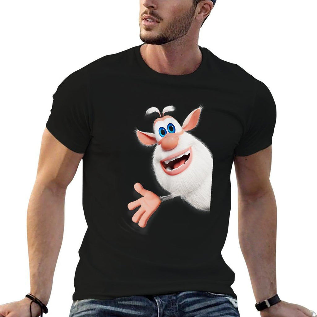 Booba Cartoon Character Merch  Breathable T-Shirt