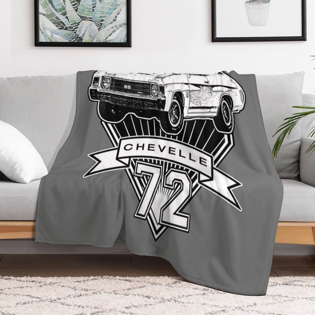 1972 Chevelle Shrink-resistant Throw Blanket