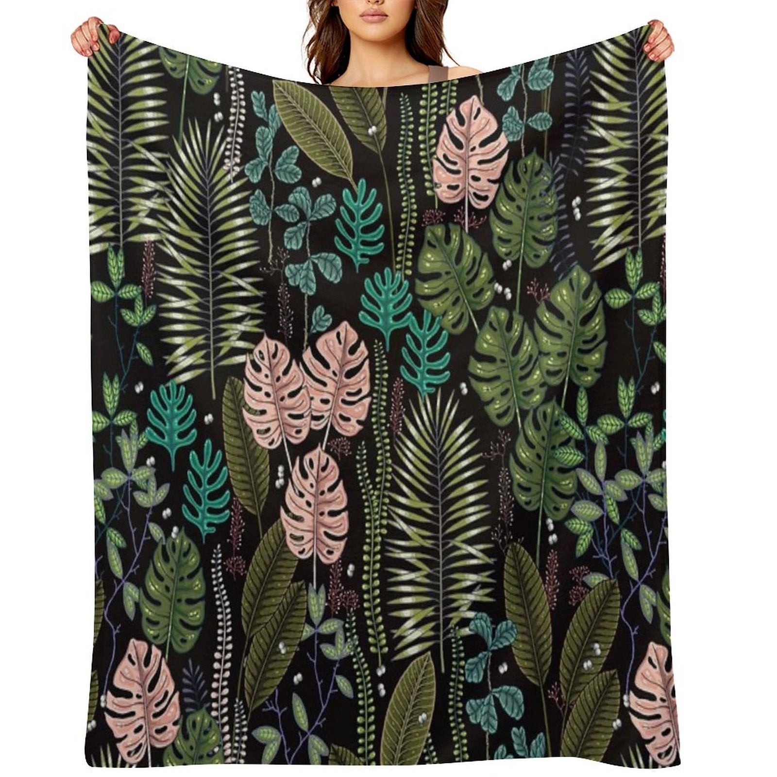Tropical Dream Travel-friendly Throw Blanket