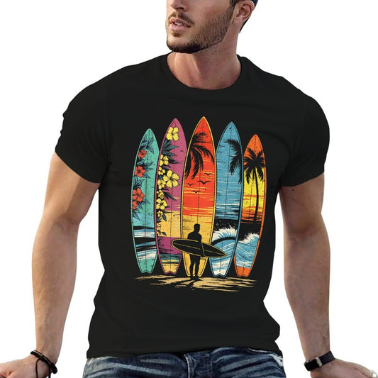 Surfboarder Hawaii Wave Surfing Lover Beach Surfer Men Women  Durable T-Shirt
