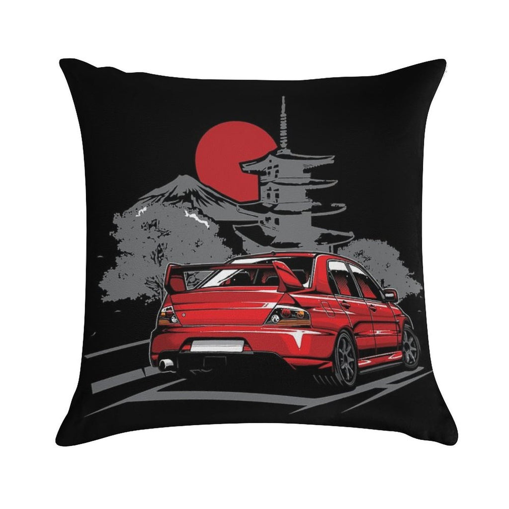 Mitsubishi Lancer Evolution Soft Ultra-Soft Texture Throw Pillow