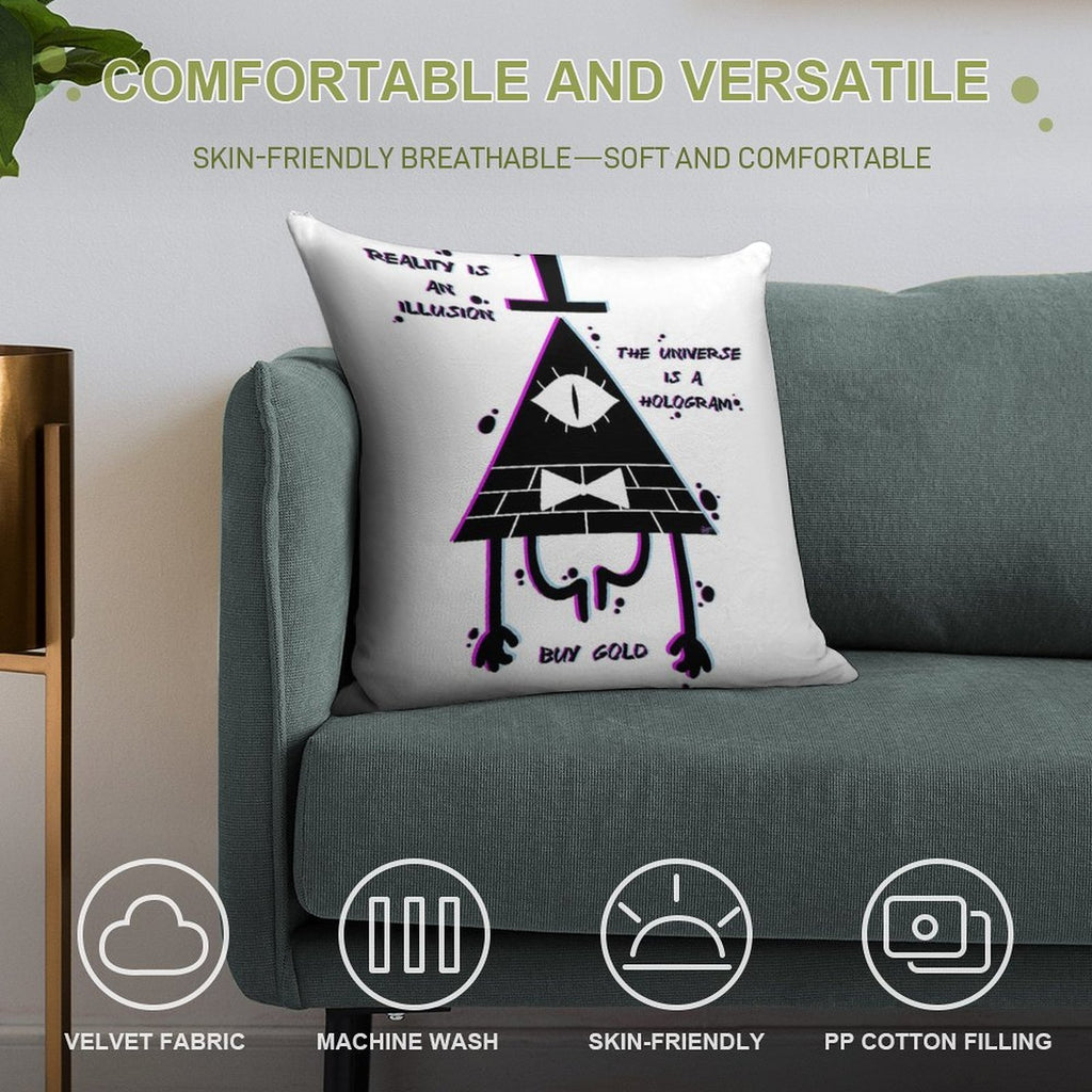 Illusion Soft Warmth Comfort Throw Pillow