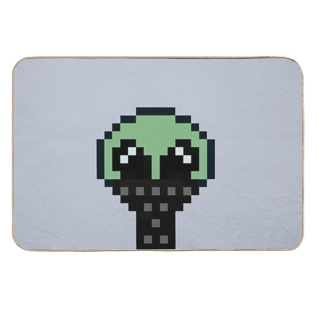 8bit Alien 00020 Bandana Blaster  Dirt-Trapping Bath Mat
