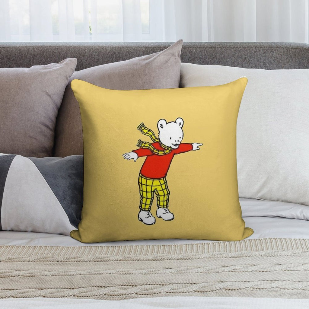 Rupert Bear Soft Reinforced Edging Throw Pillow